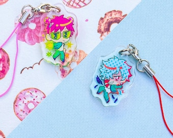 Saiki K. Acrylic Phone Charms