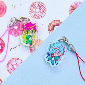 Adornos acrílicos para teléfono de Saiki K.