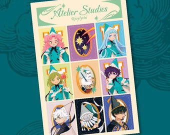 Witch Hat Atelier Sticker Sheet - Atelier Studies