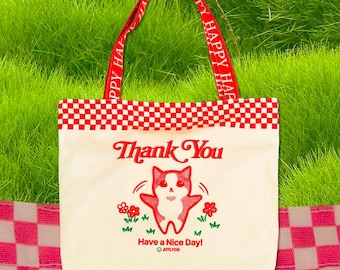 Happy Cat Tote Bag