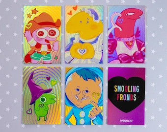 Smiling Friends Holographic Photocards