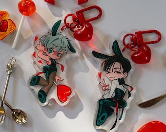 Alien Stage Ivantill Heart Acrylic Charms