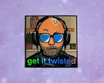 Northernlion Get It Twisted Holographic Sticker