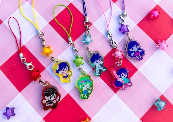 Omori Double-Sided Smol Phone Charms