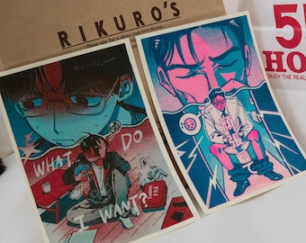 Karaoke Iko Risograph Prints