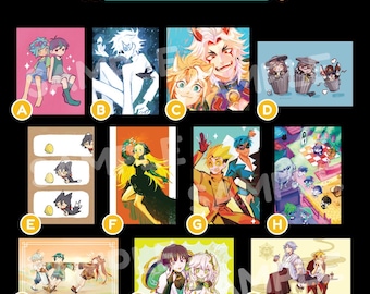 Joylychi Mini Prints - Anime Fanart