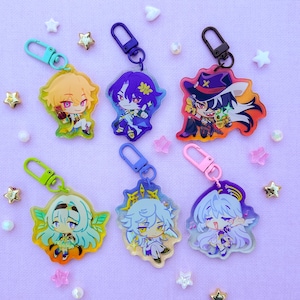 Honkai Star Rail Penacony Akrylowe Charmsy