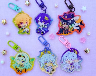 Honkai Star Rail Penacony Acrylic Charms