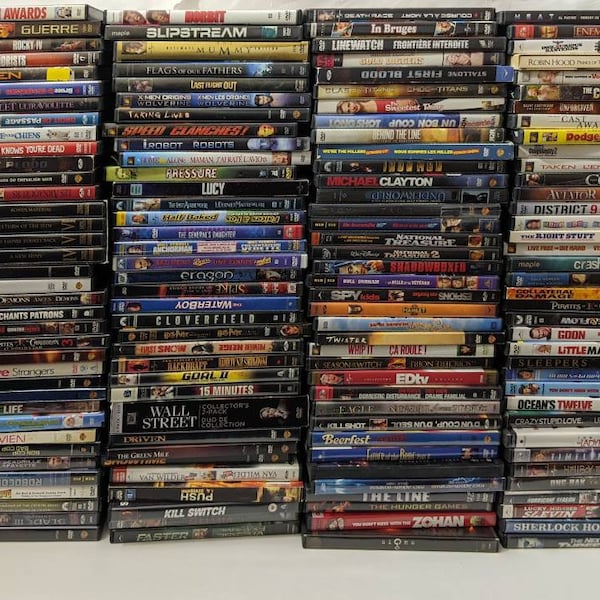 500+ Action and Comedy Dvd Lot. Disney, Adventure Movies, Star wars.