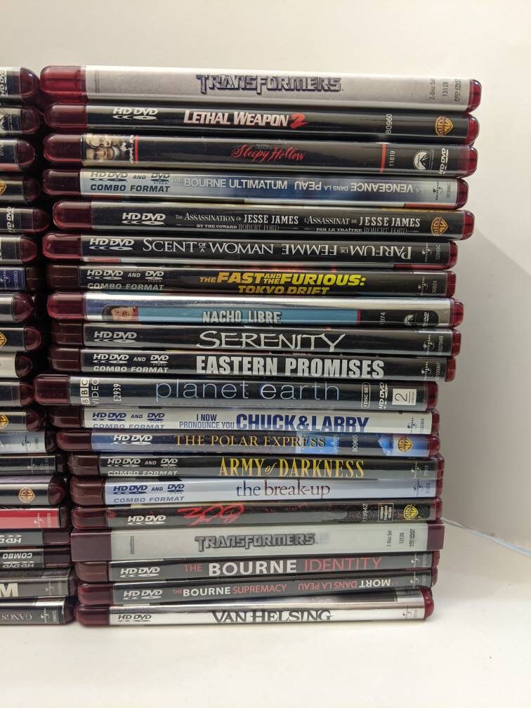 Lot of 40 HD DVD Movies Mystery, Adventure, Action Etsy