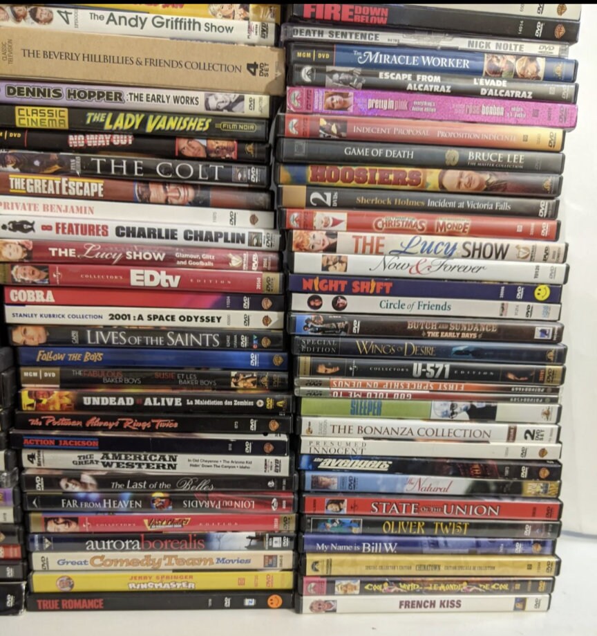 Lot of 150 Classics Digitally Remastered Dvds Etsy