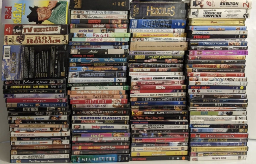 Lot of 150 Classics Digitally Remastered Dvds Etsy