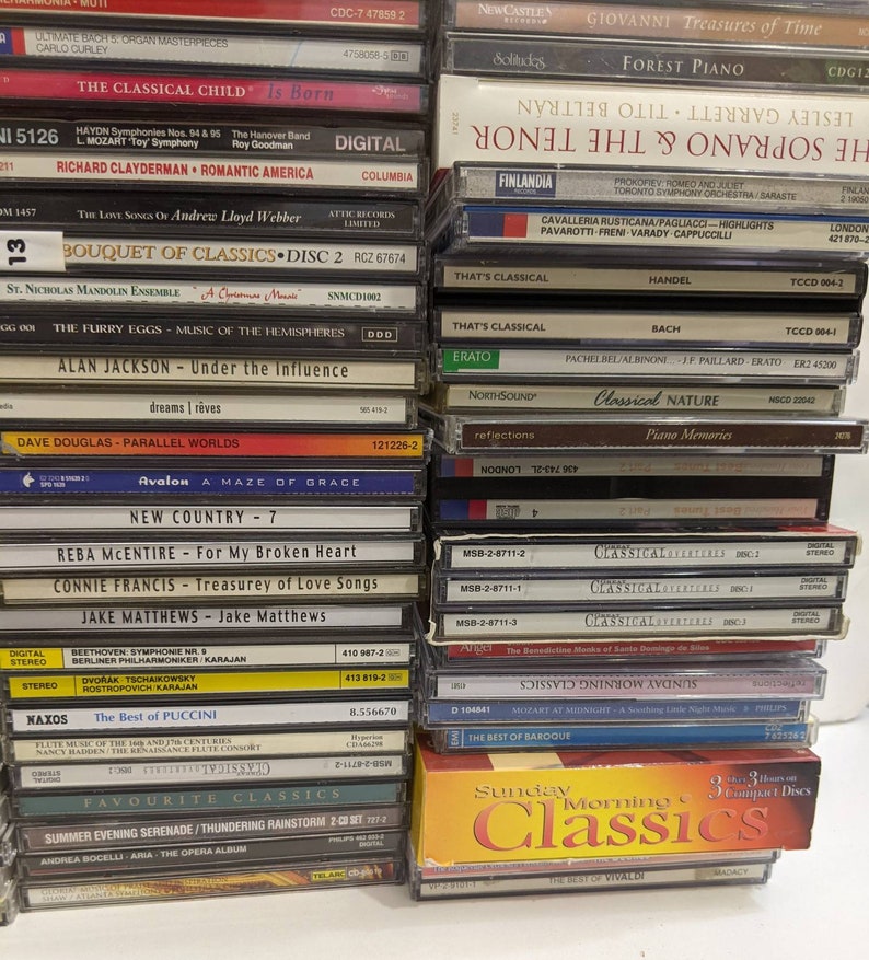 Lot of 300 Classical Music, Mozart, Chopin, Symphonies, Beethoven, Bach ...
