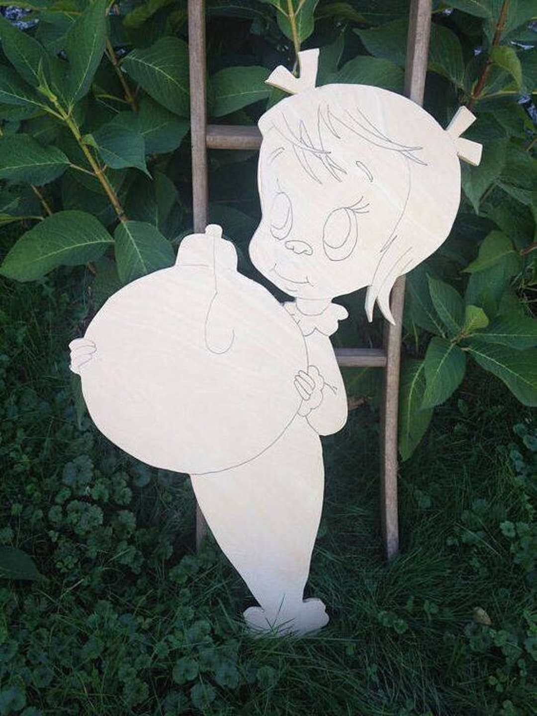 Diy do it yourself cindy lou who wooden pre black lined cindy etsy