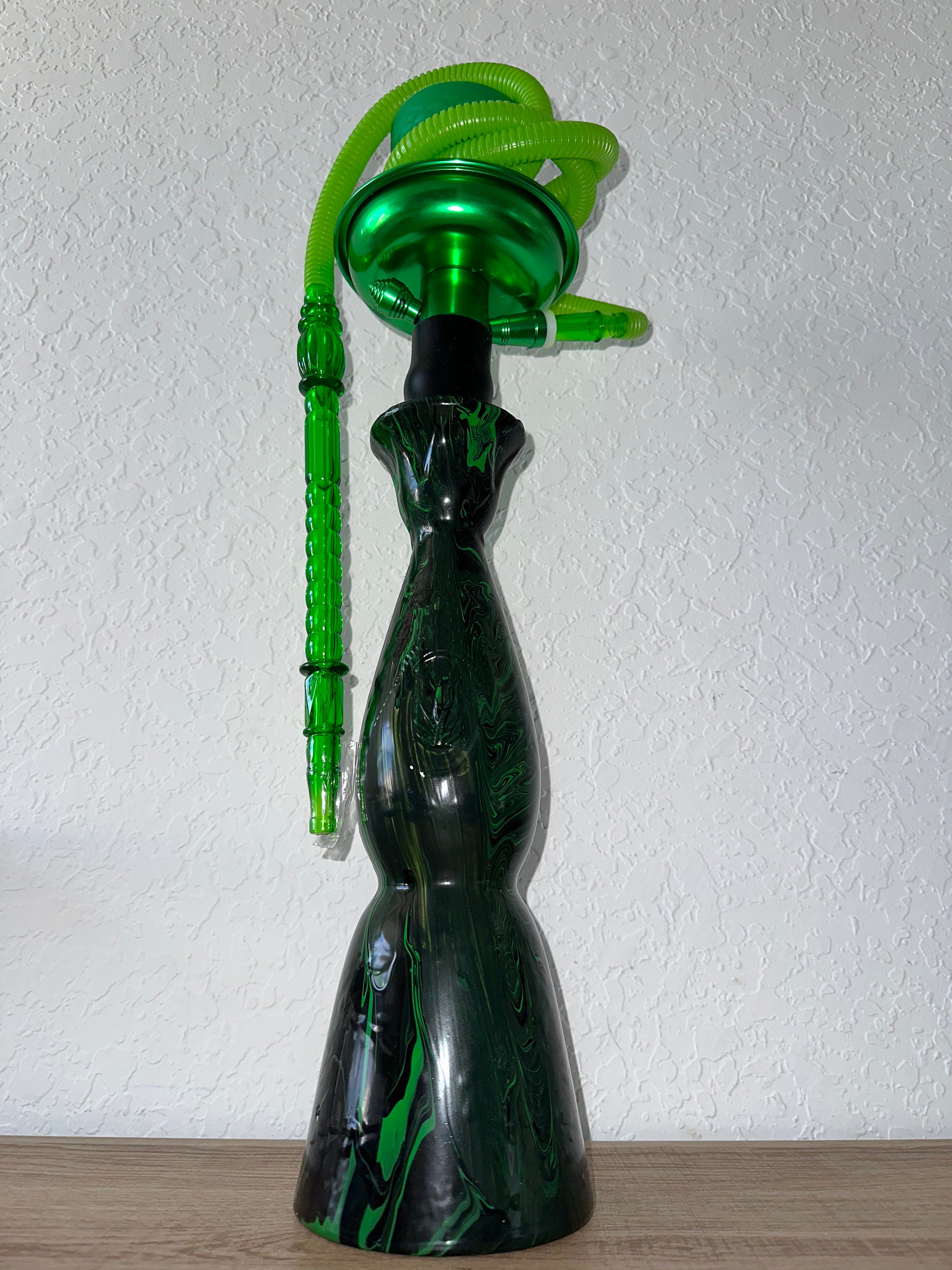Triangle Bottle Hookah Glass Water Pipe Smoking Art Waterpipe Pipe