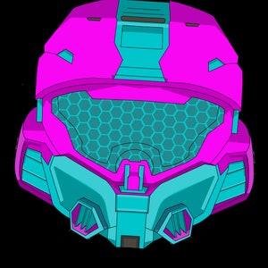 Infinite: Mrk 7 Helmet Vinyl Sticker 3&quot; Length