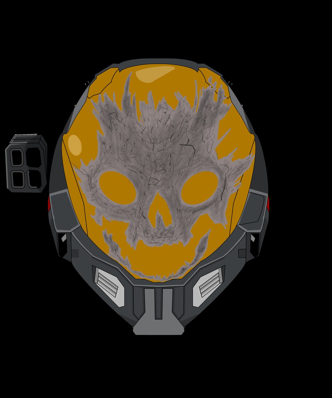 Reach Skull Helmet Vinyl Sticker 3 Length Etsy