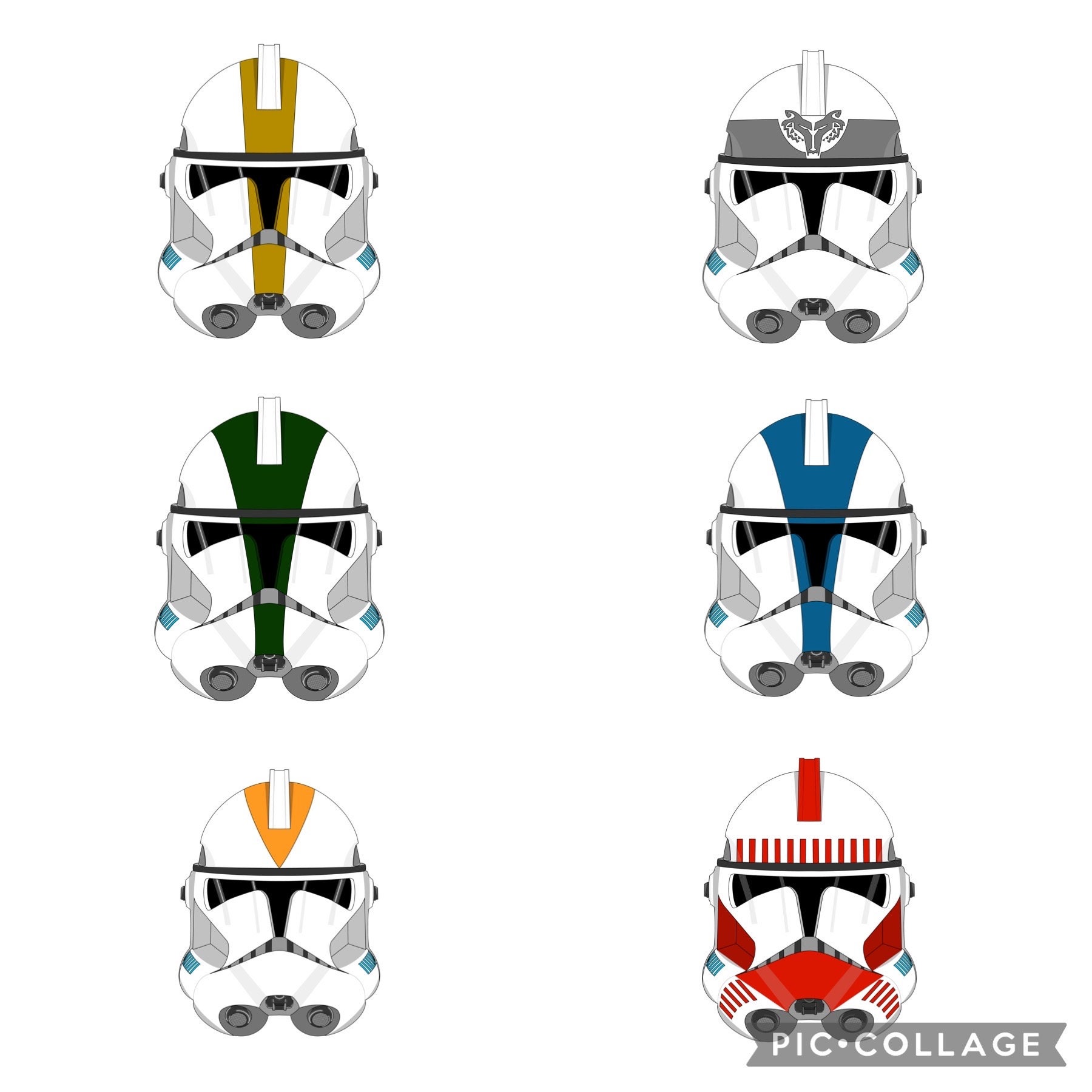 Phase 2 Clone Trooper Helmet Bundle
