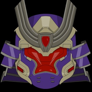 Infinite: Yoroi Helmet Vinyl Sticker 3&quot; Length
