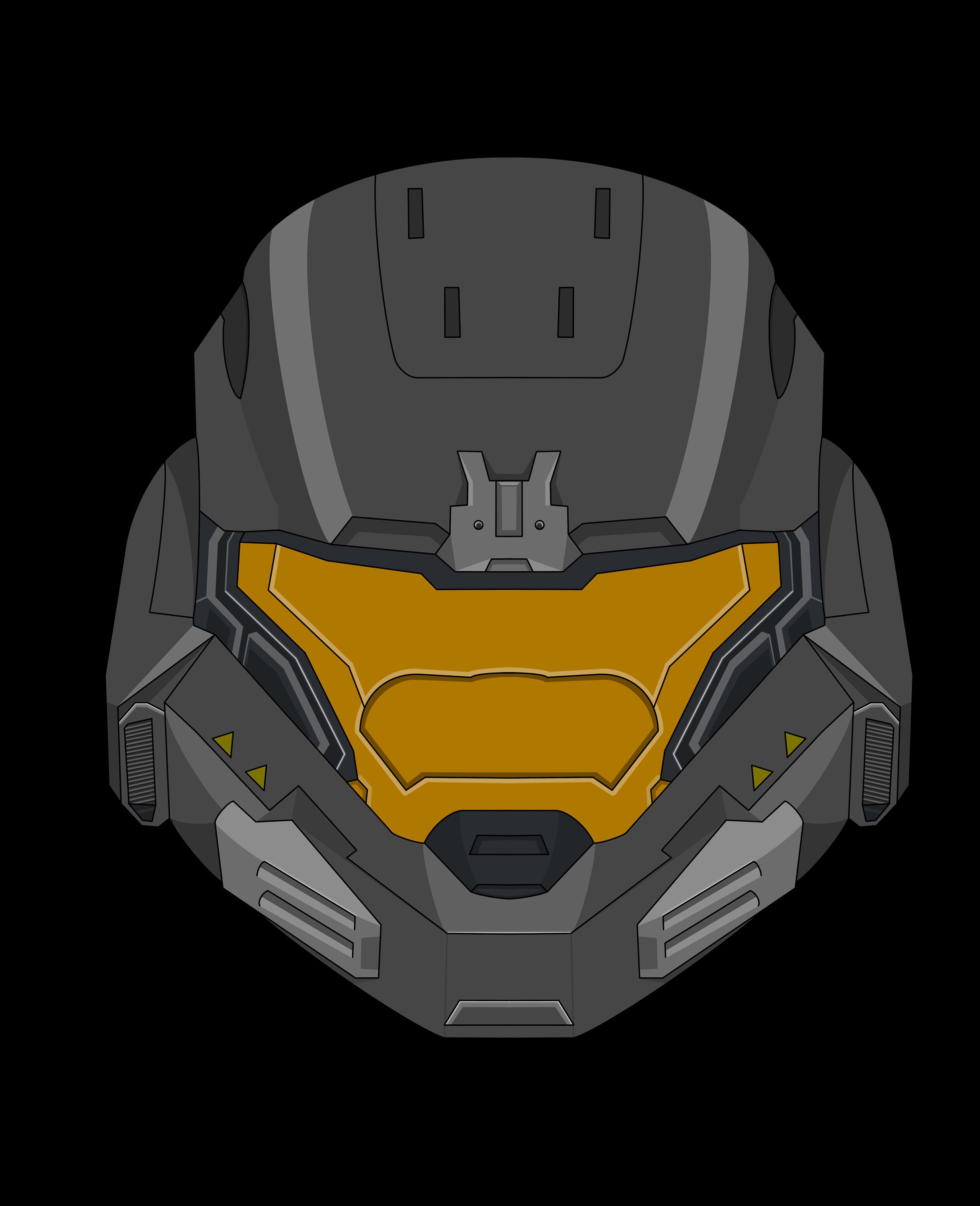 Casco Heredero Casco Halo Reach Calavera Halo Reach Sticker