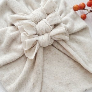 Baby turban, Baby headwraps, Baby hat, Ivory Baby Turban