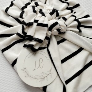 Baby turban-Black and White Turban-Kids Turban-Baby Headwraps