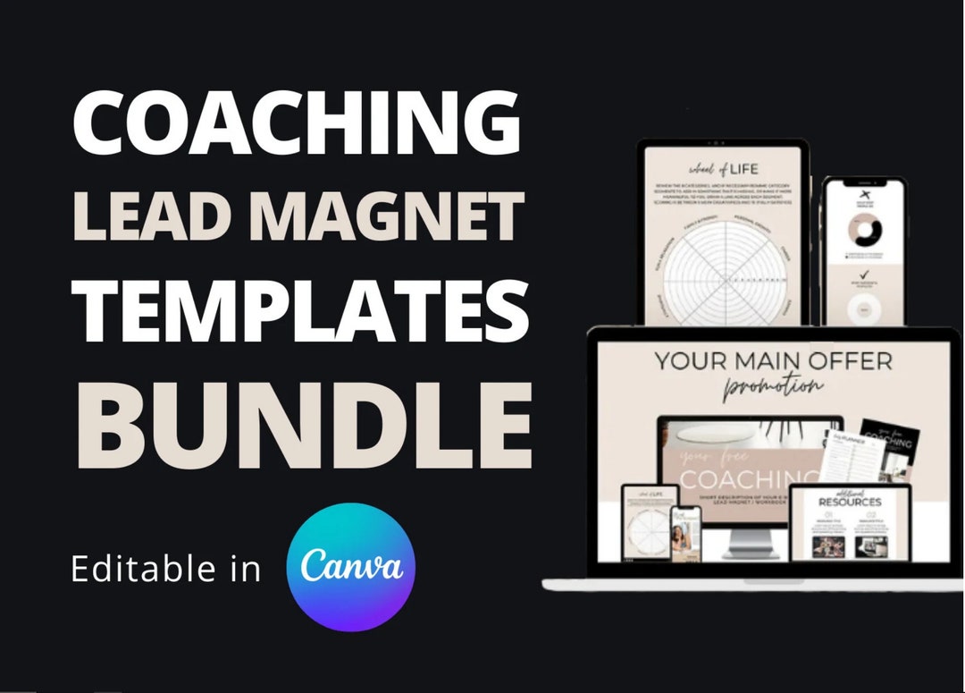 Lead Magnet Templates Bundle Canva - Etsy