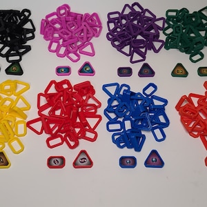 Twilight Imperium 4 Command and Control Player Color Markers Token Inserts