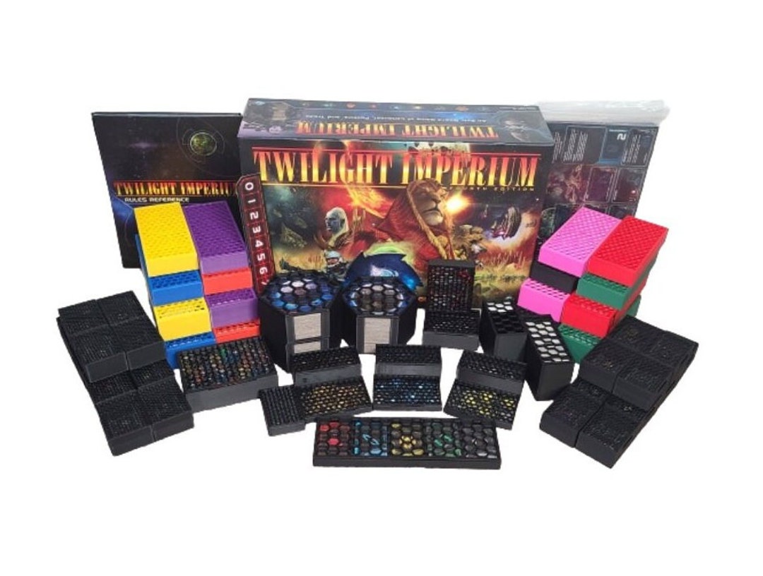 Twilight Imperium 4 + Expansions Organizer - Ti4 + Prophecy of