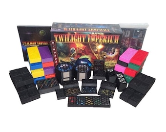 Twilight Imperium 4 + Expansions Organizer - Ti4 + Prophecy of Kings Insert - Multi-Colors Options Available  - Unofficial Product