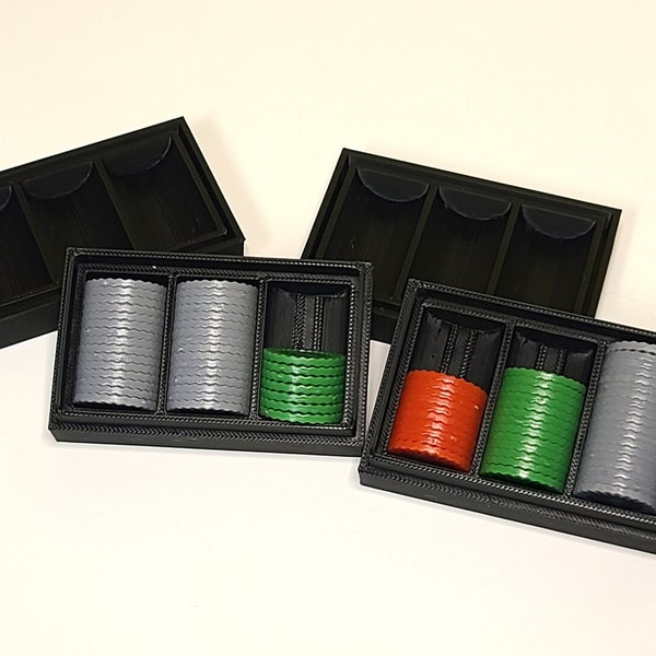 Axis and Allies Chip Holder Organizer and Storage Box // Set of 2 3D Print