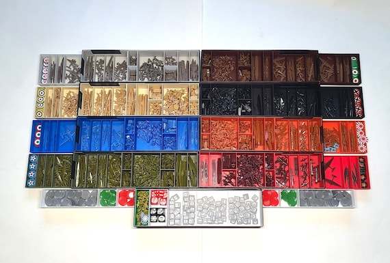 Axis and Allies 1940 Global Organizer - Stores All Tokens, Air