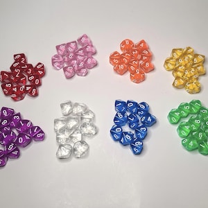 10 d10 tärningsset - Twilight Imperium 4 - Flera färger erbjuds