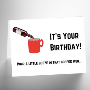 Printable Birthday Card I Funny Birthday Card for Adults I - Etsy