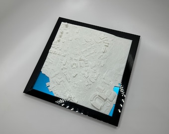 University of Washington Seattle Campus Miniature 3D Printed Model | Graduation Gift | 2023 Grad | For Students, Graduates, Alumni at UW