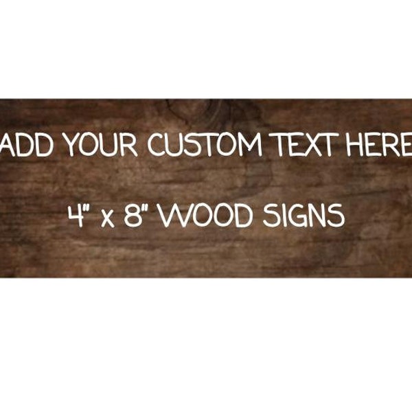 Custom Wood Sign, Personalized, Rustic, Home Decor, Plaque, Design Your Own