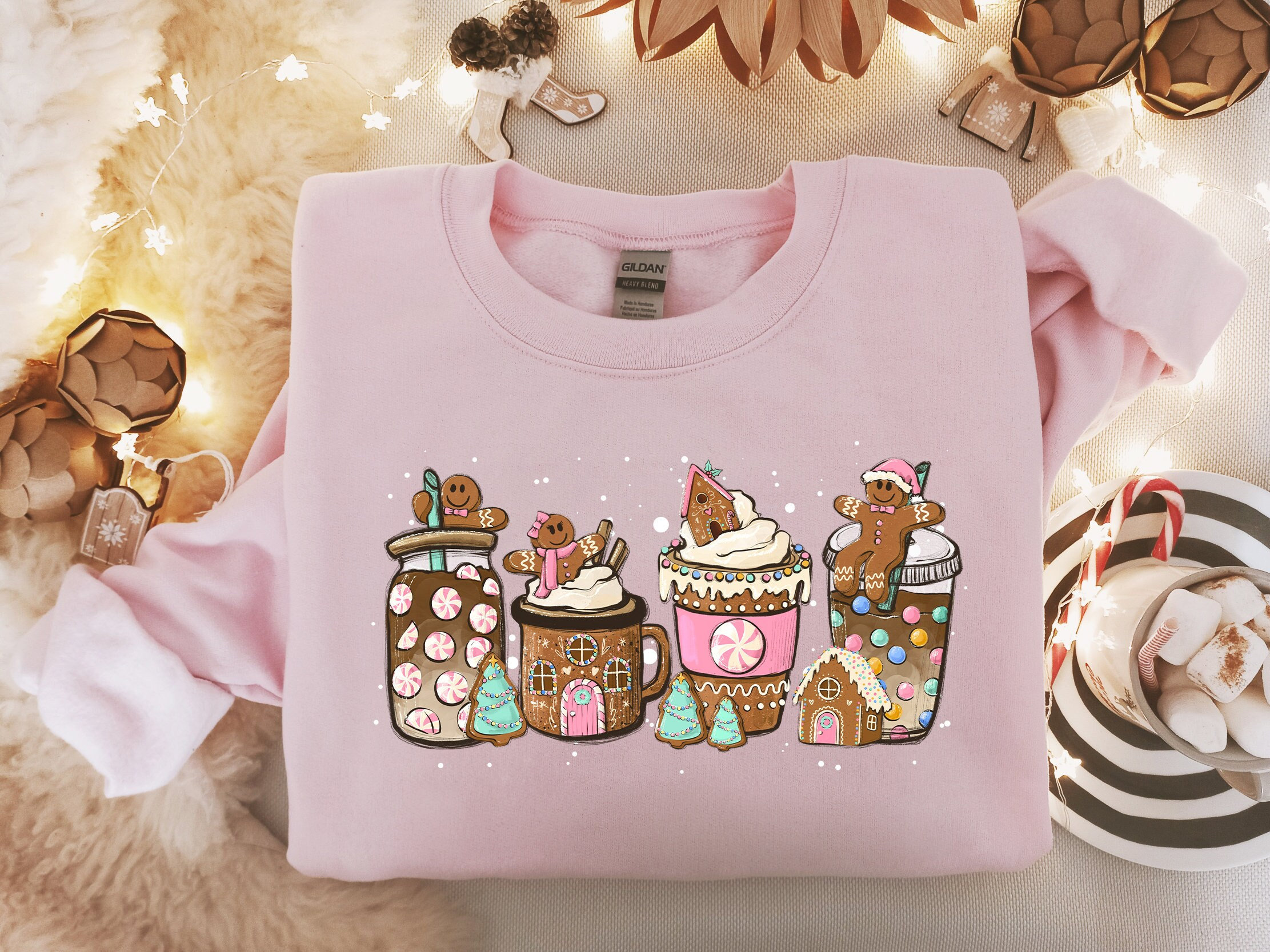 Discover Gingerbread Christmas Coffee Sweatshirt