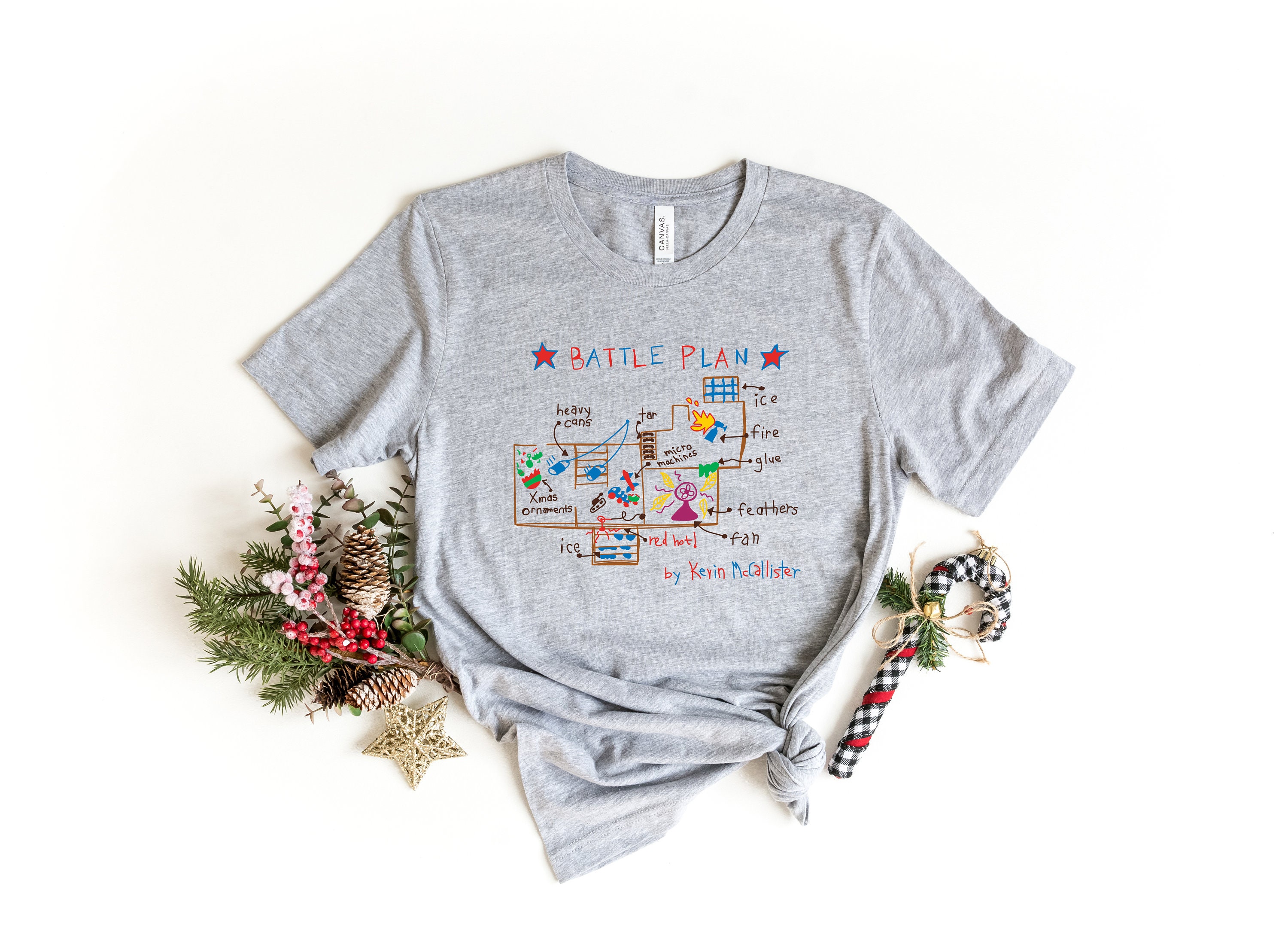 Discover Battle Plan Sweatshirt, Christmas Movie Sweatshirt, Cozy Sweater, Holiday Sweater, Christmas Shirt, Xmas Shirt, Christmas Family Sweatshirts