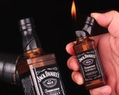 Bottle lighter Jack Daniels coke coca-cola sprite can flame cigarette Whiskey