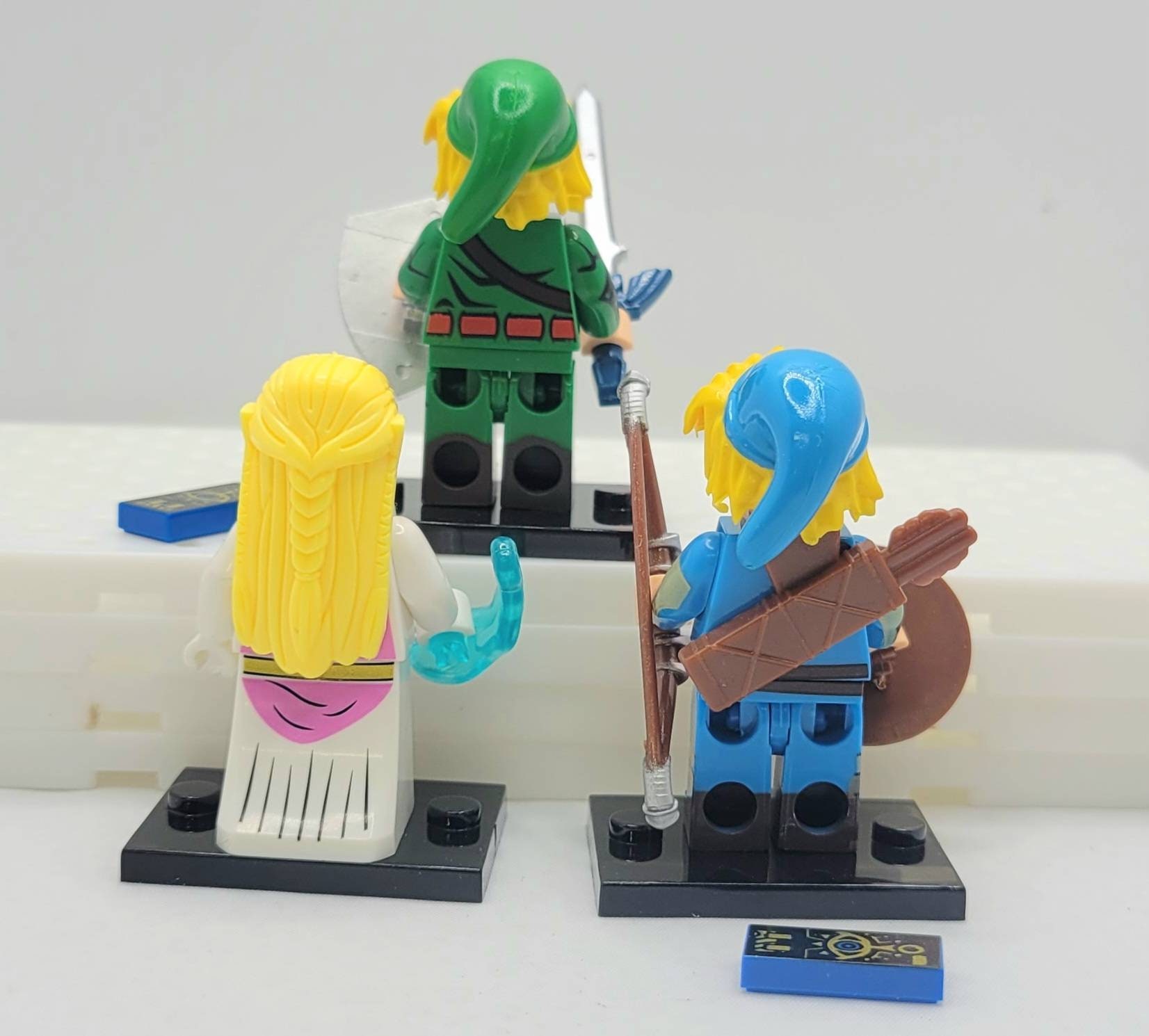 Legend of Zelda Link Minifigure Lego Compatible Custom Minifig Etsy