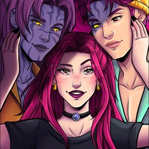 KPDH - Miromabby 5 x 7&quot; kunstafdruk demonische versie