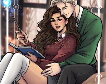 Dramione Art Print- 5x7"