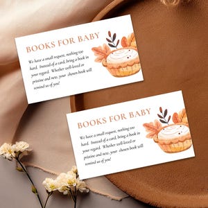 Livros para Bebês: Um Pequeno Cartão de Chá de Bebê Cutie Pie | Livros Cutie Pie para Bebês | Chá de Bebê Cutie Pie de Outono A84