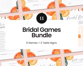Bridal Shower Games: Love At First Spritz Theme (Bundle) A02