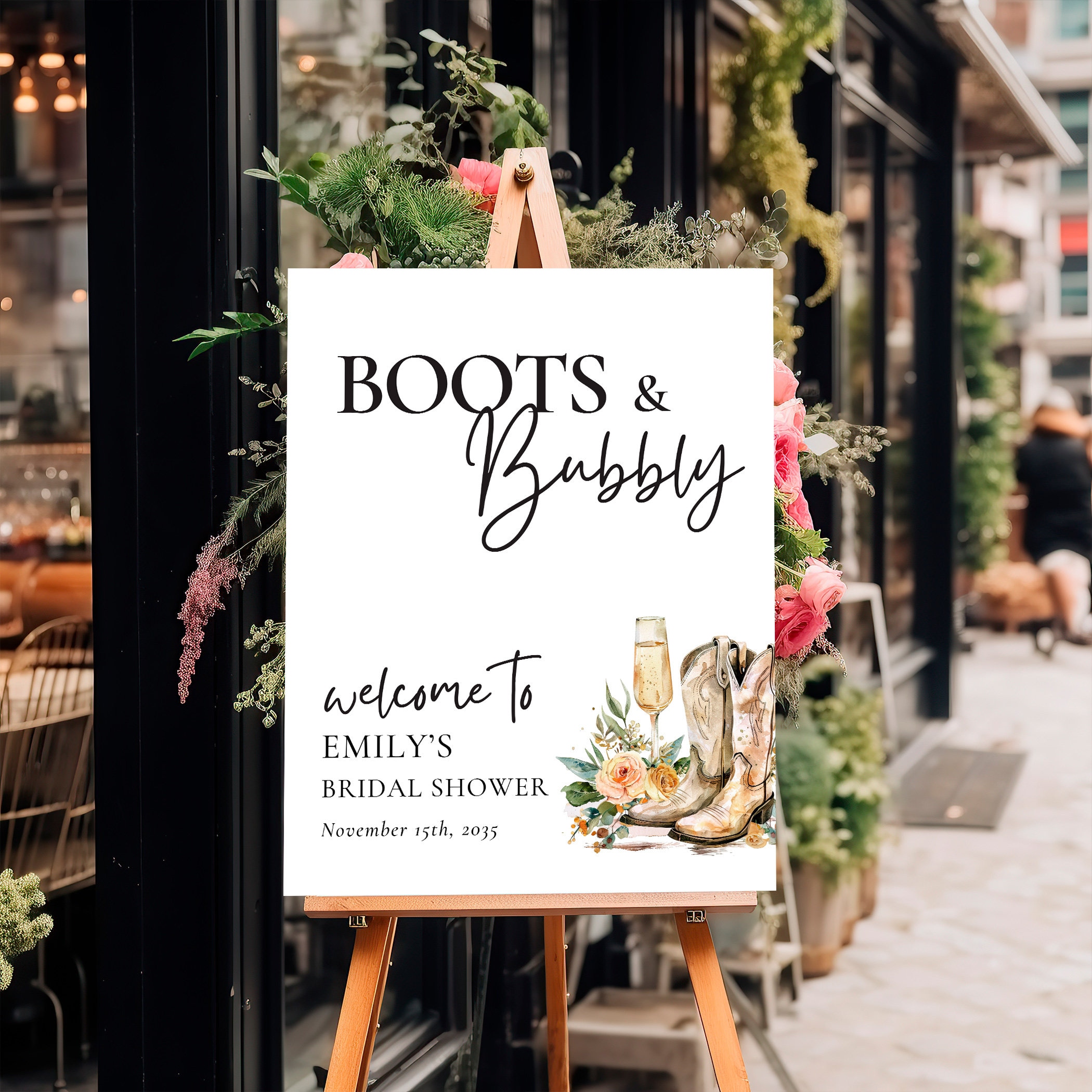 Boots and Bubbly Western Bridal Shower | Boots and Bubbly Bridal Shower ...