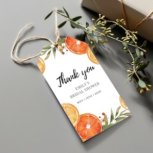 Etiqueta de regalo para despedida de soltera "Love at First Spritz" / Etiqueta de regalo para despedida de soltera "Aperol Spritz" / Etiqueta de regalo para despedida de soltera moderna, rosa y naranja, A02