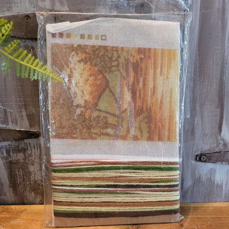 Kit De Couture Vintage Monarch Horizons 'Winter Aquarelle' Trapunto - Complet Avec Tissu, Fils, Aiguilles (1981)