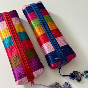 Korean Saekdong Pouch: Traditional Colorful Pencil Case **Event**
