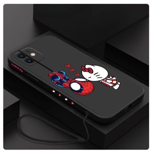 LOUIS VUITTON LV HELLO KITTY PATTERN iPhone 14 Plus Case Cover