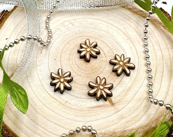 Mini Daisy Flower Wood Blanks